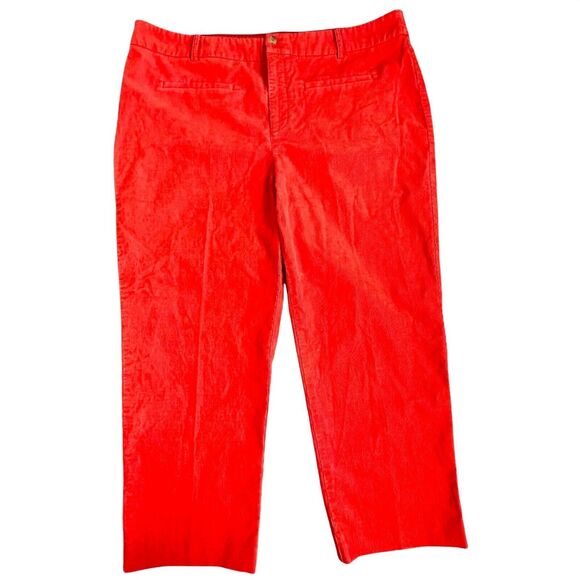 Anthropologie The Essentials Slim Corduroy Pants NWOT Size 14p - Picture 1 of 13